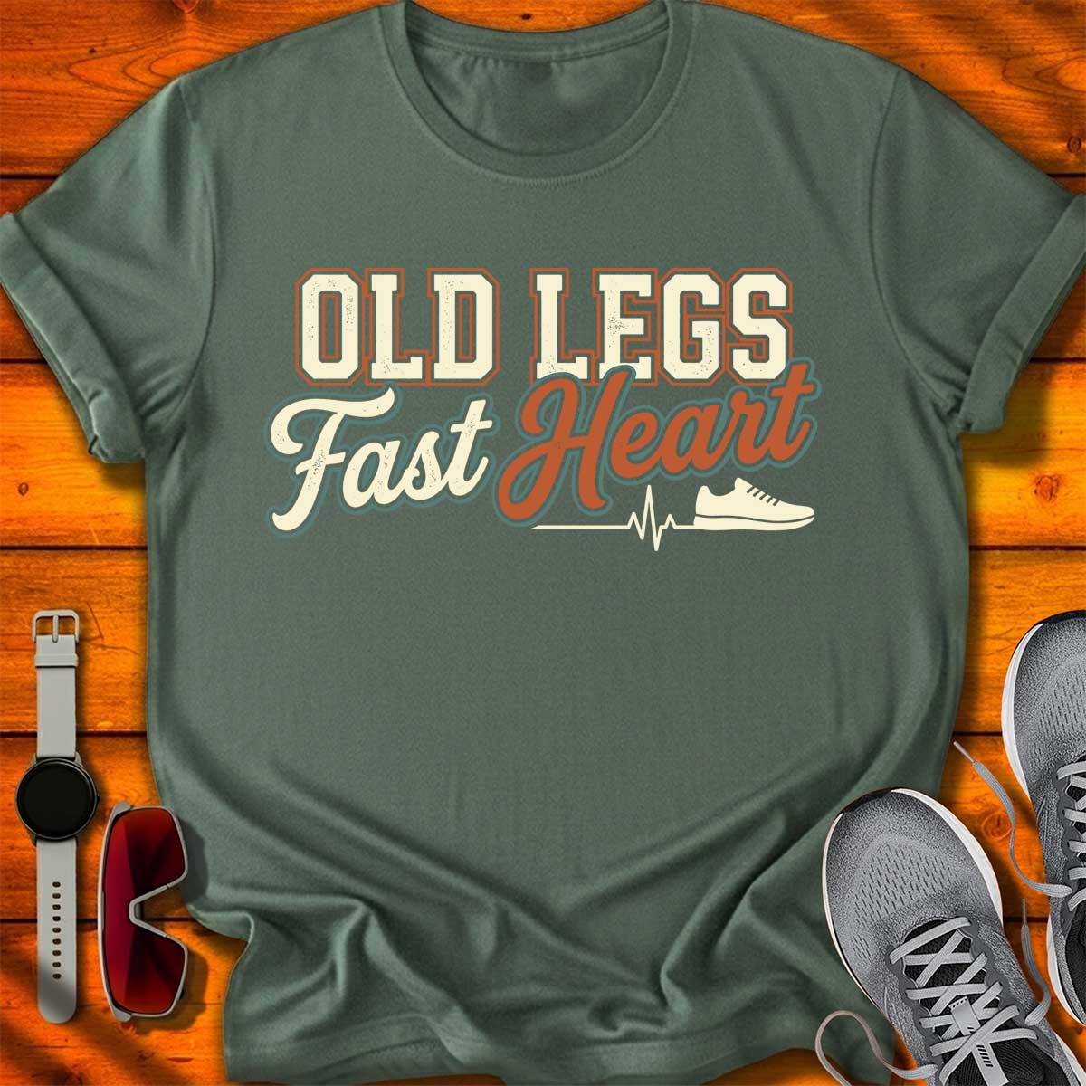 Old Legs Fast Heart T-Shirt DC UF