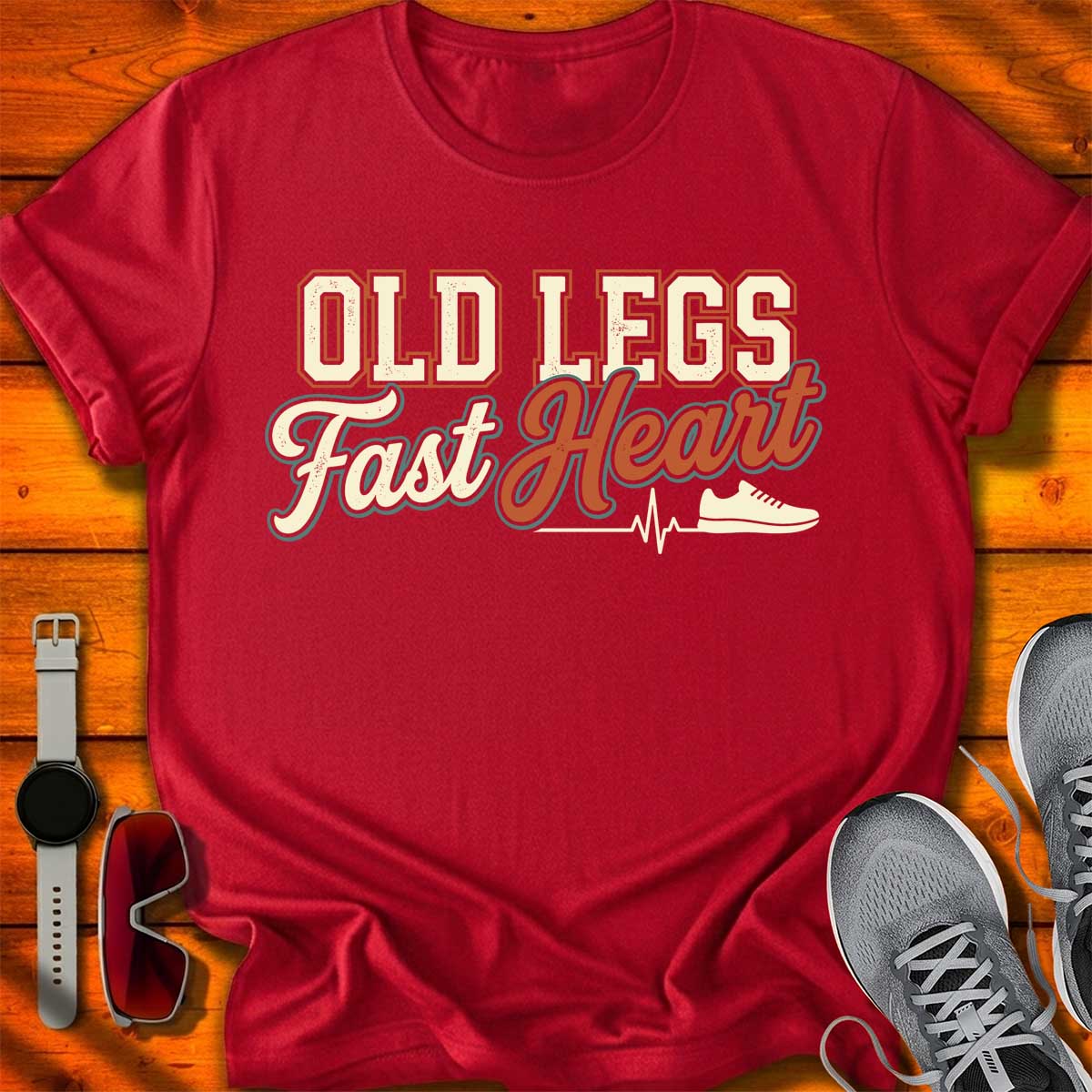 Old Legs Fast Heart T-Shirt DC UF