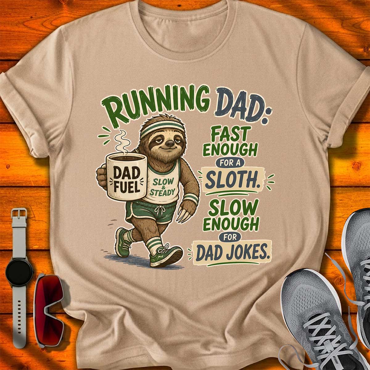 Sloth and Dad Jokes T-Shirt LC UF