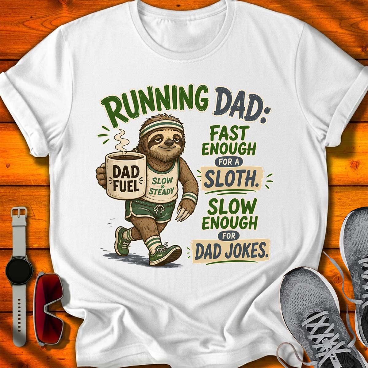 Sloth and Dad Jokes T-Shirt LC UF