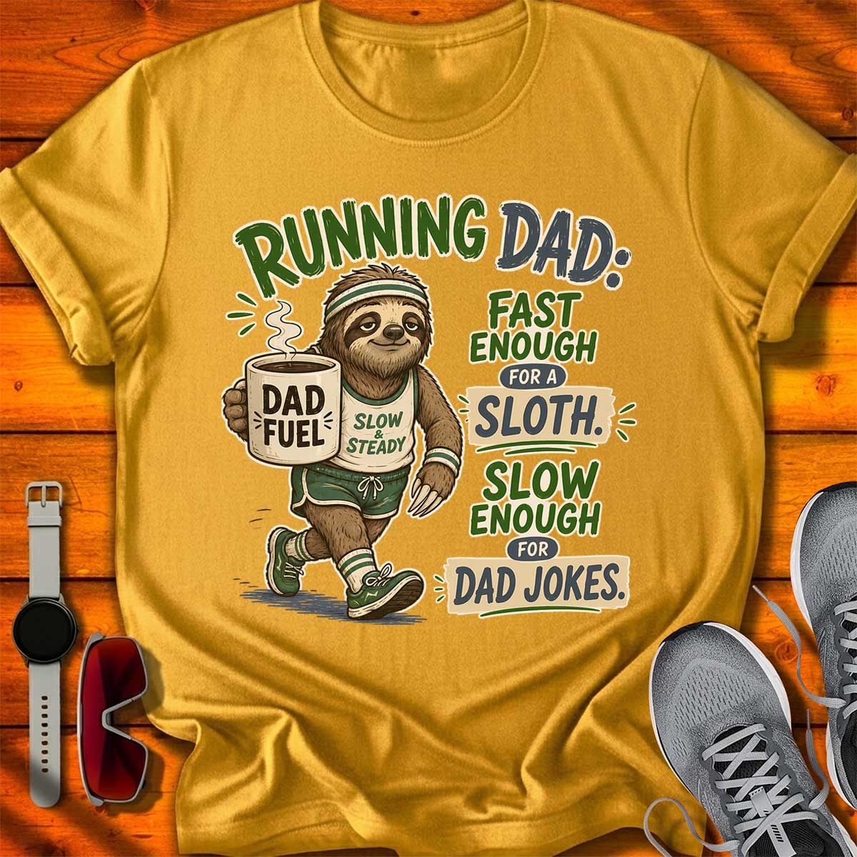 Sloth and Dad Jokes T-Shirt LC UF