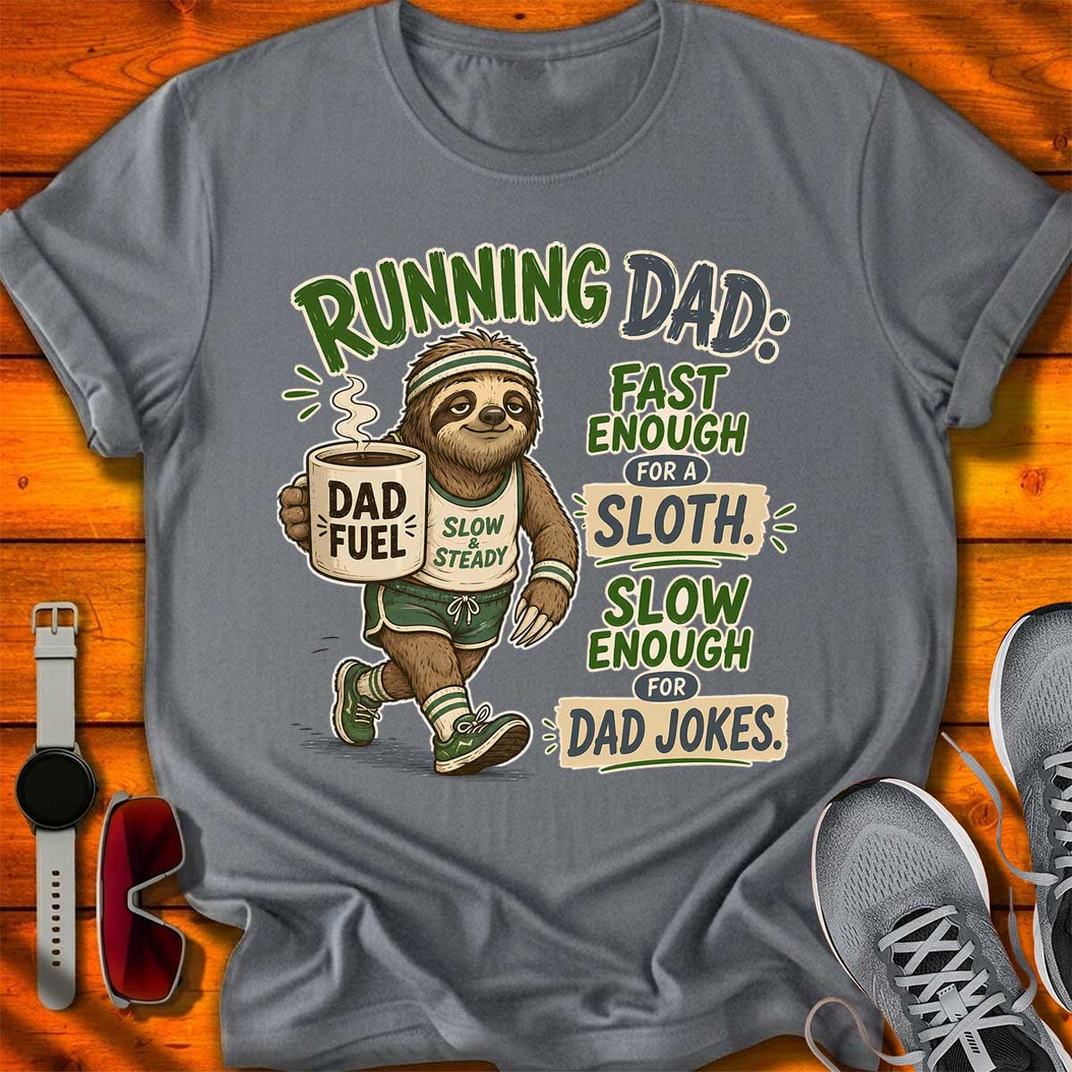 Sloth and Dad Jokes T-Shirt LC UF