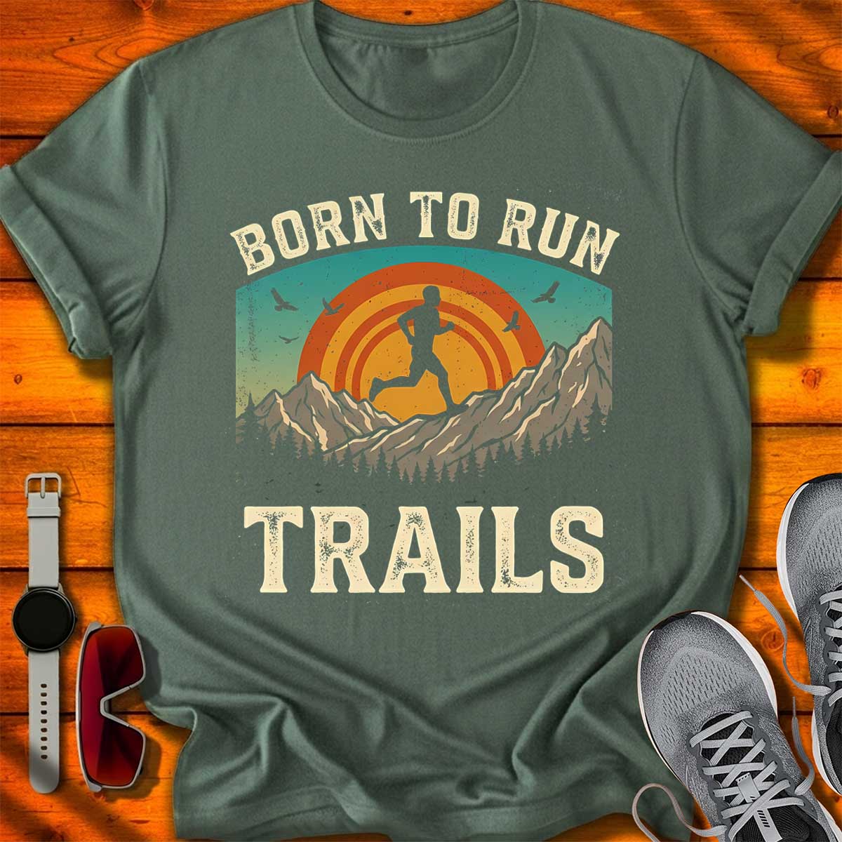 Born to Run Trails T-Shirt DC UF