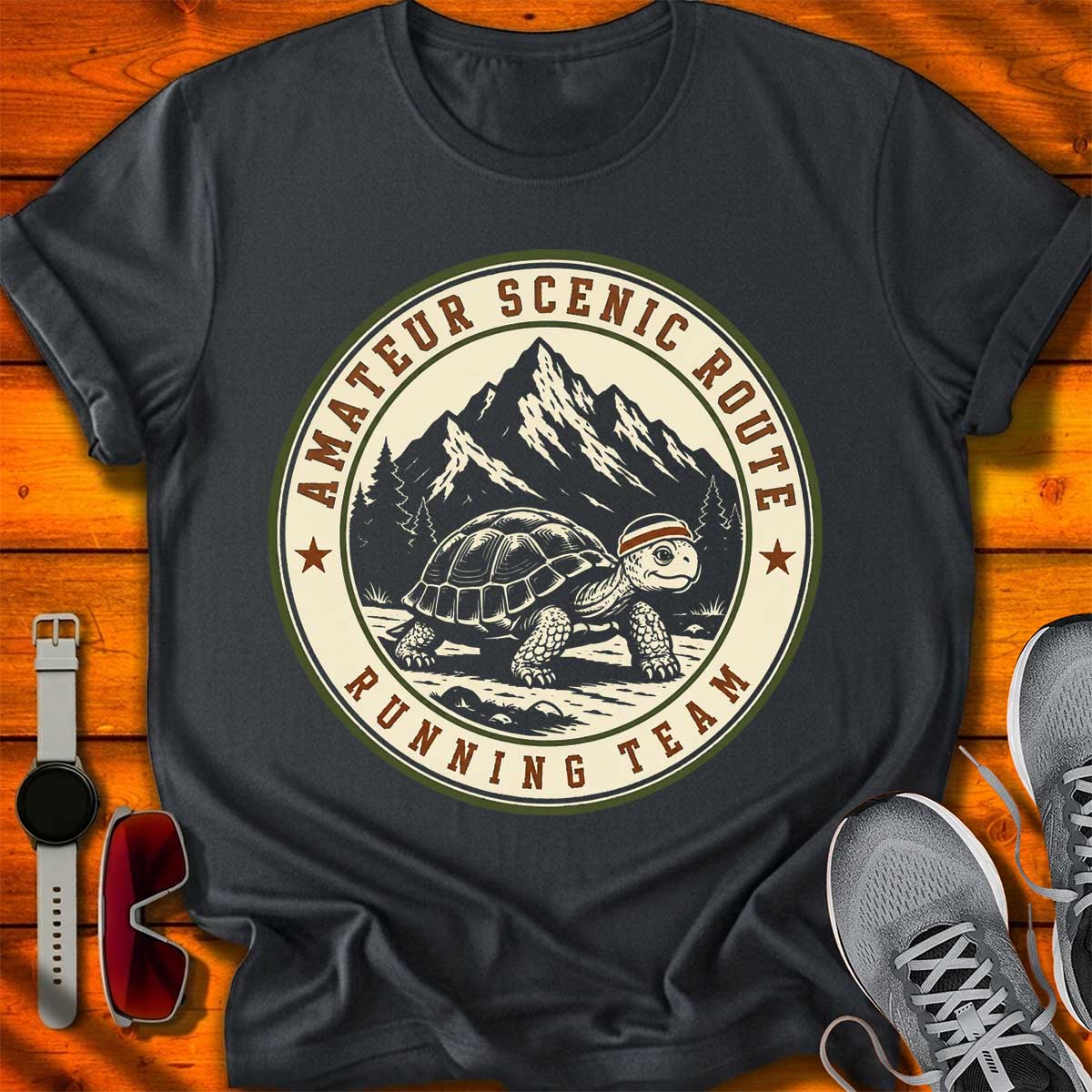 Amateur Scenic Route Running T-Shirt DC UF