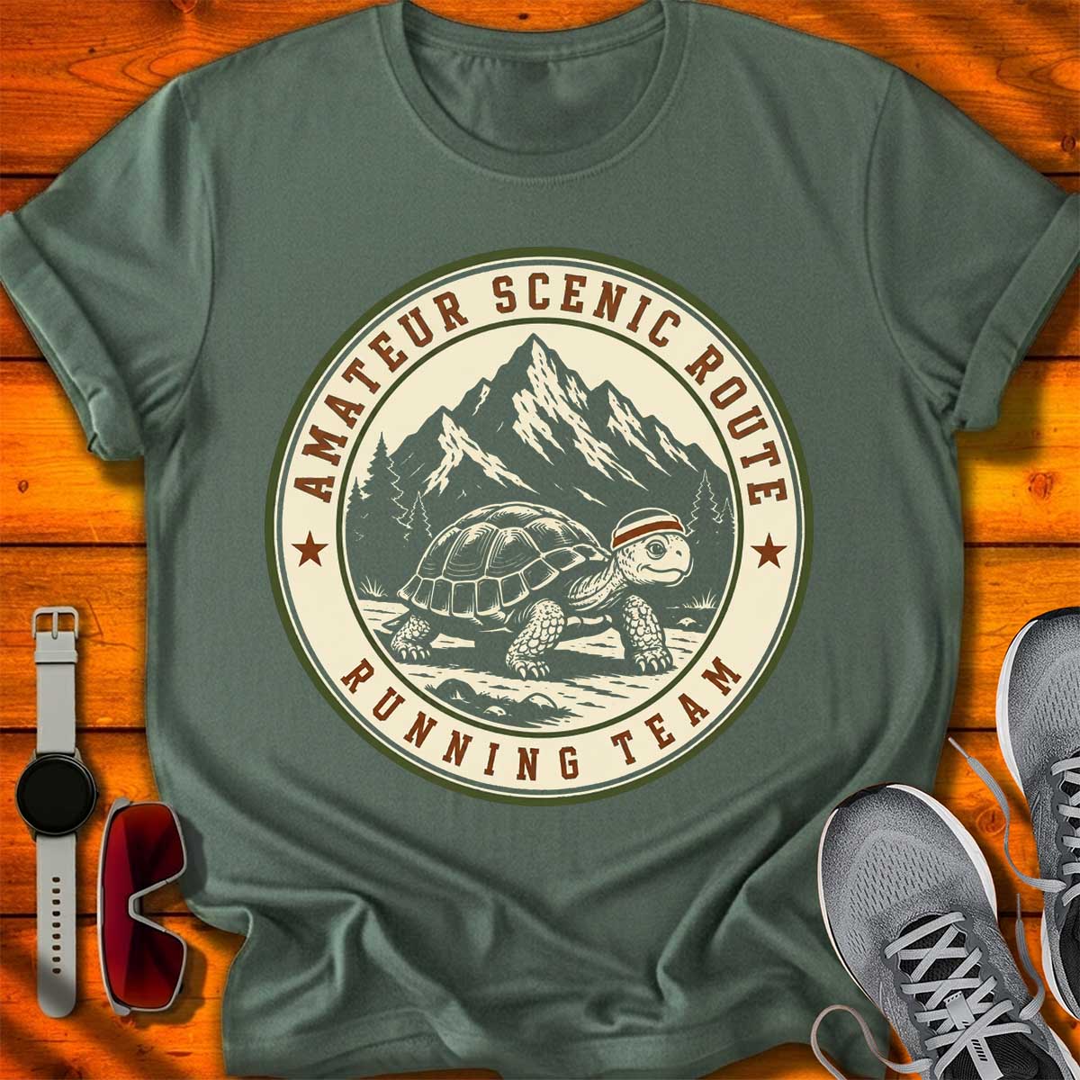 Amateur Scenic Route Running T-Shirt DC UF