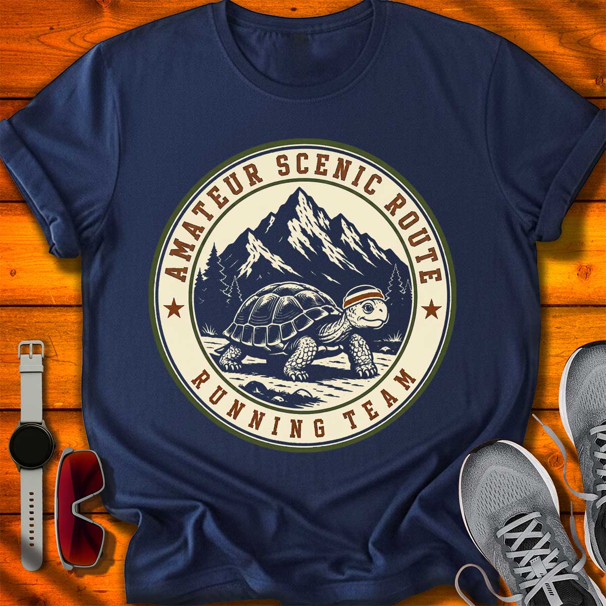 Amateur Scenic Route Running T-Shirt DC UF