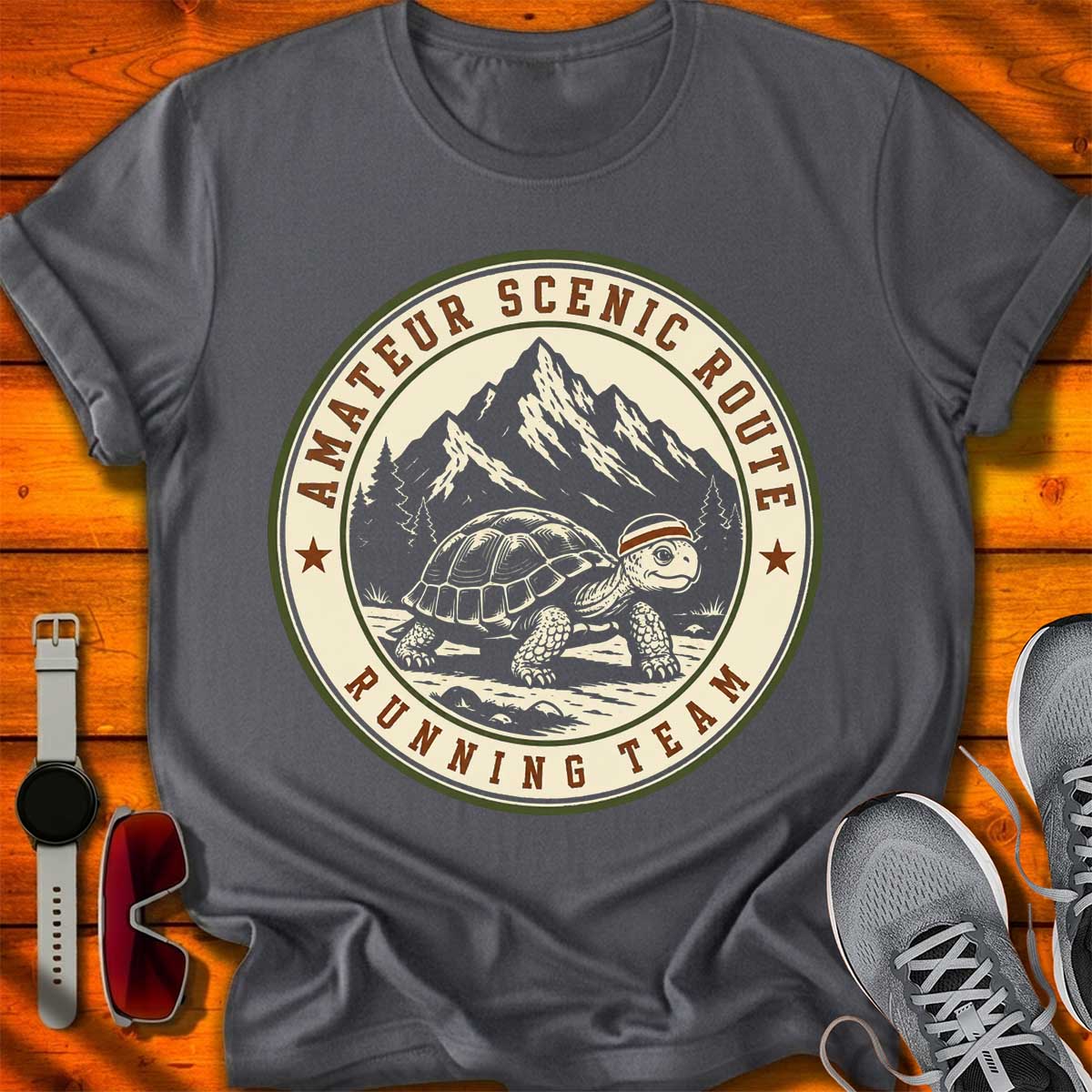Amateur Scenic Route Running T-Shirt DC UF