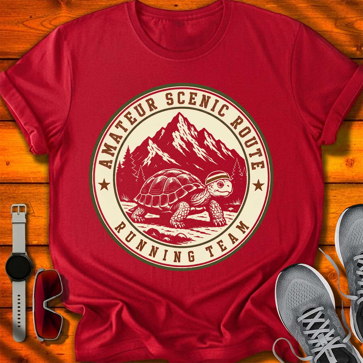 Amateur Scenic Route Running T-Shirt DC UF