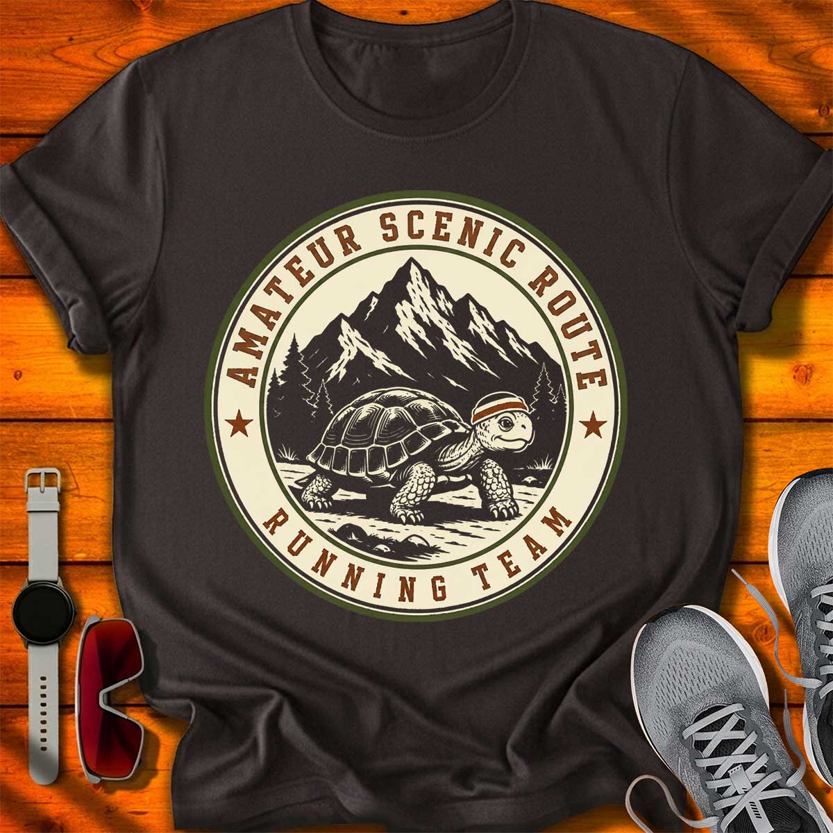 Amateur Scenic Route Running T-Shirt DC UF