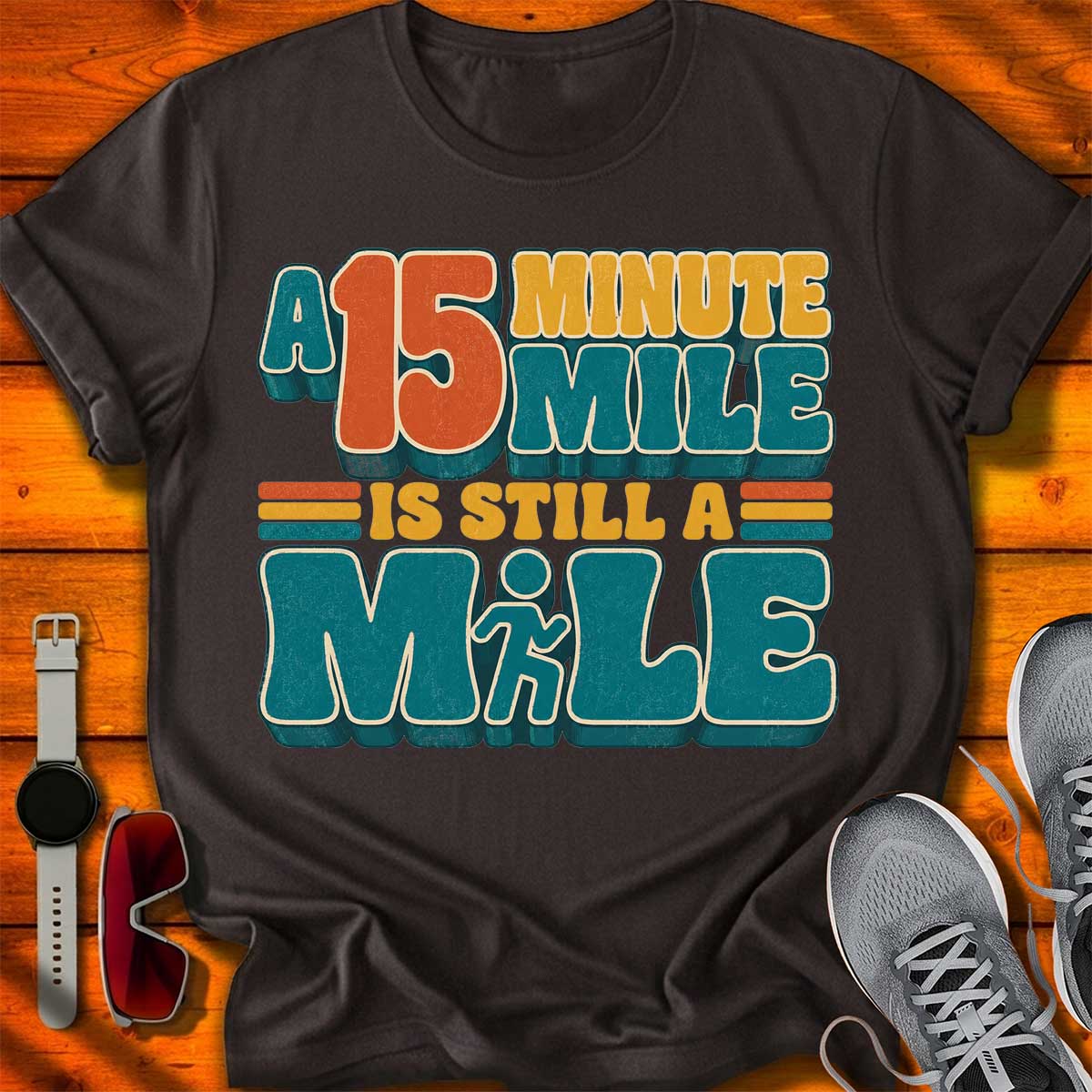 A 15 Minute Mile T-Shirt DC UF