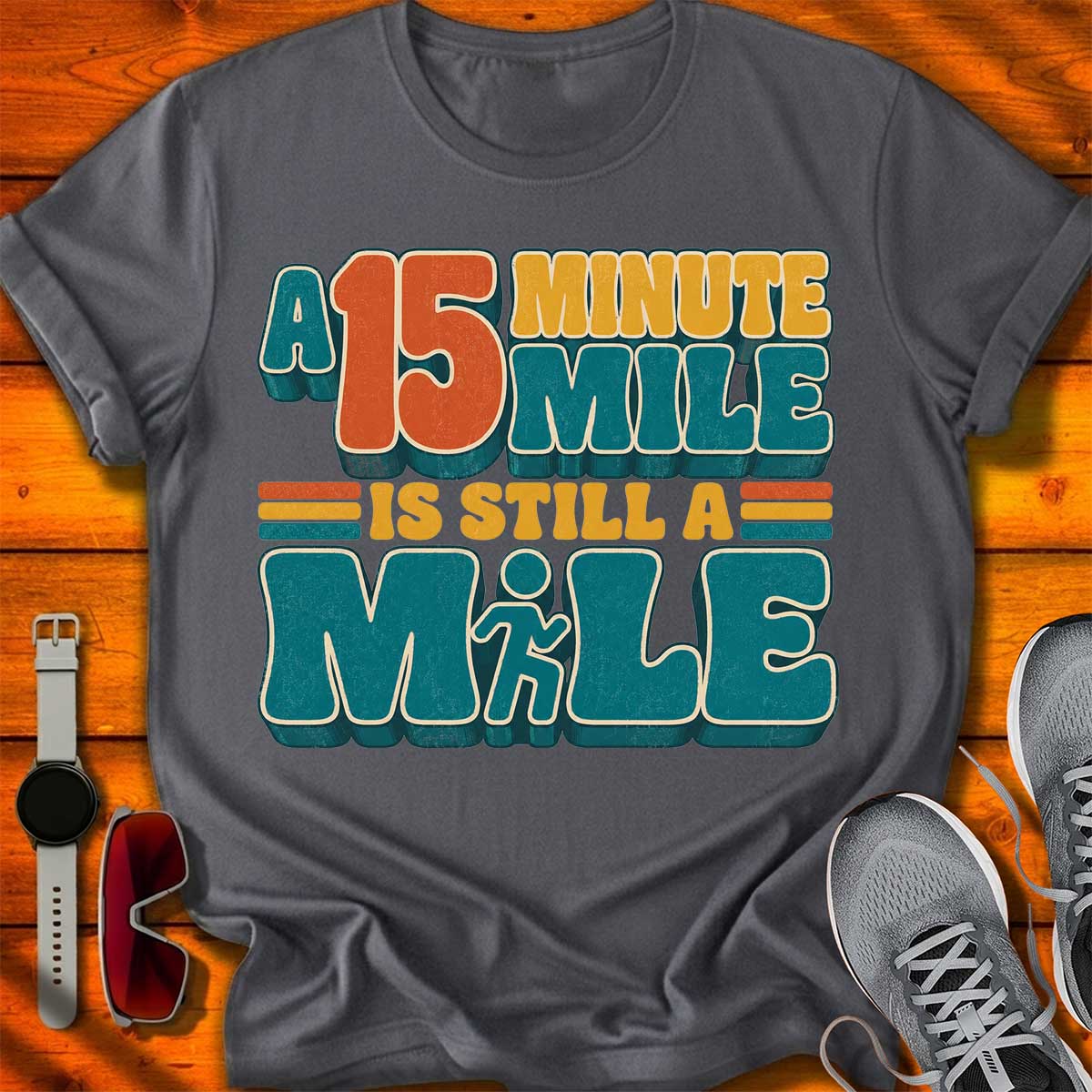 A 15 Minute Mile T-Shirt DC UF
