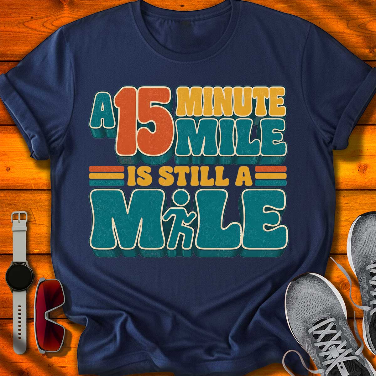 A 15 Minute Mile T-Shirt DC UF