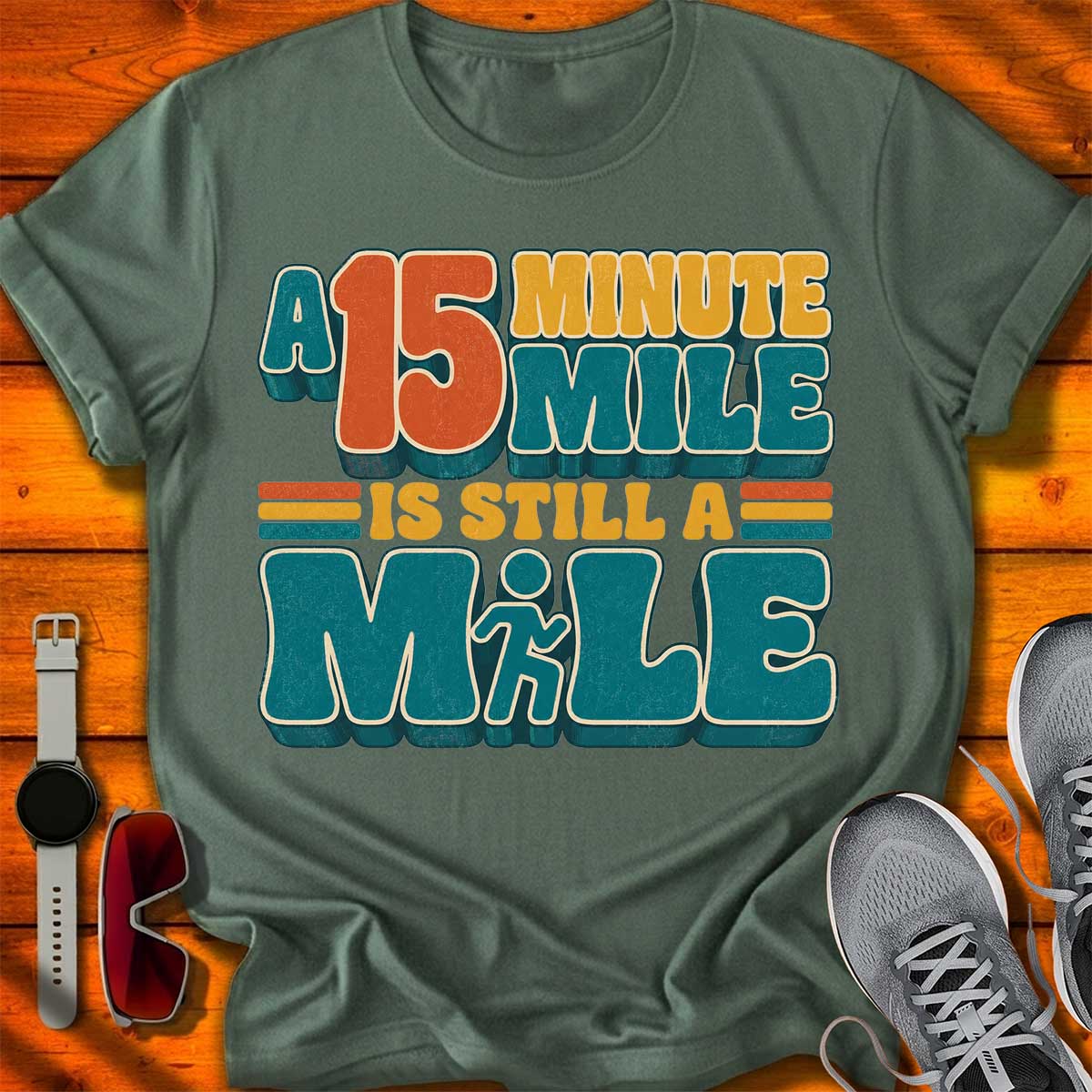 A 15 Minute Mile T-Shirt DC UF