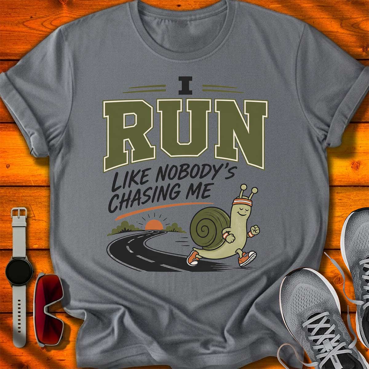 Run Like Nobody is Chasing T-Shirt LC UF
