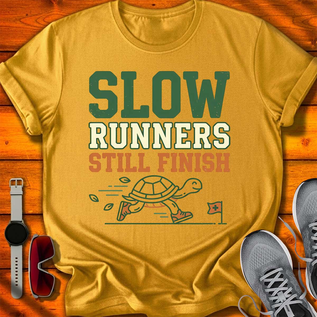 Slow Runners Still Finish T-Shirt LC UF