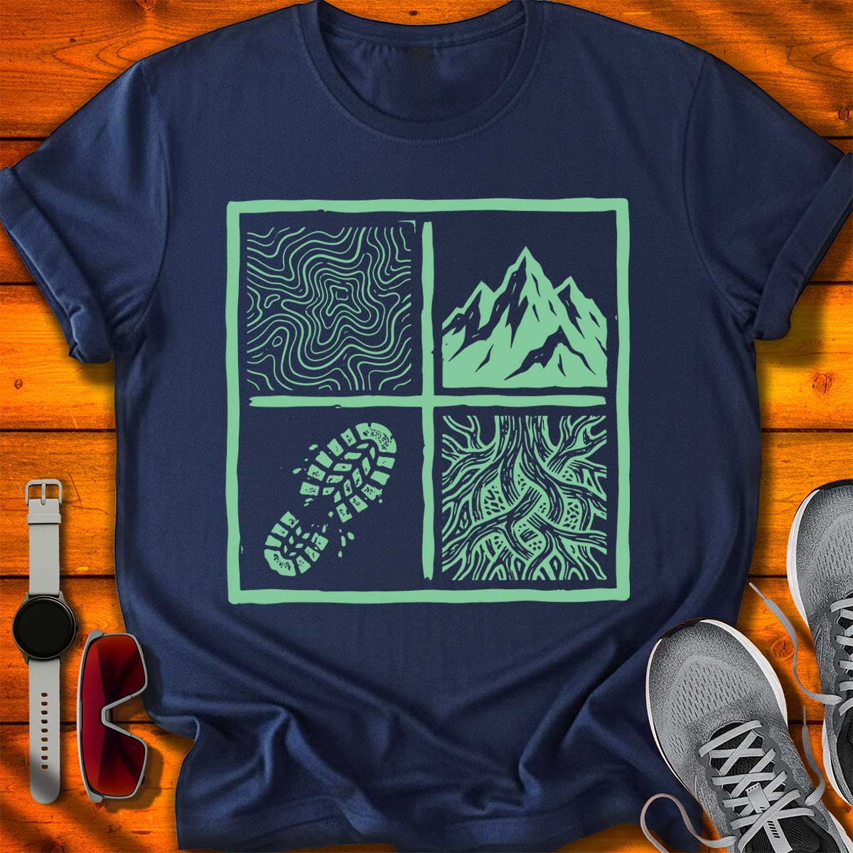 Trail Prints T-Shirt DC UF
