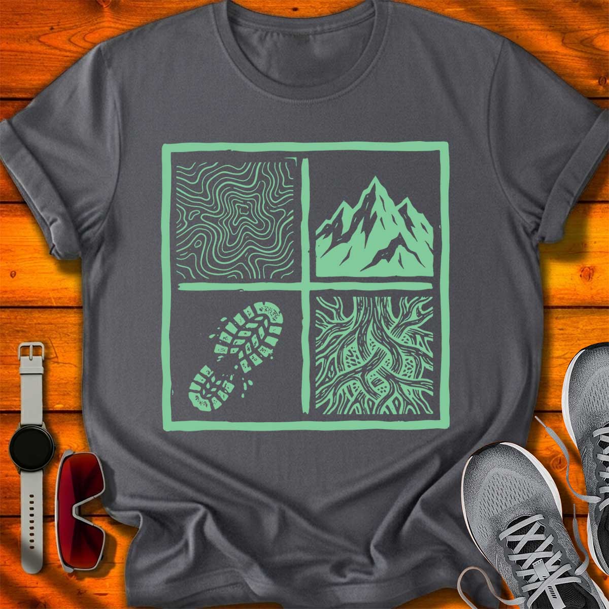 Trail Prints T-Shirt DC UF