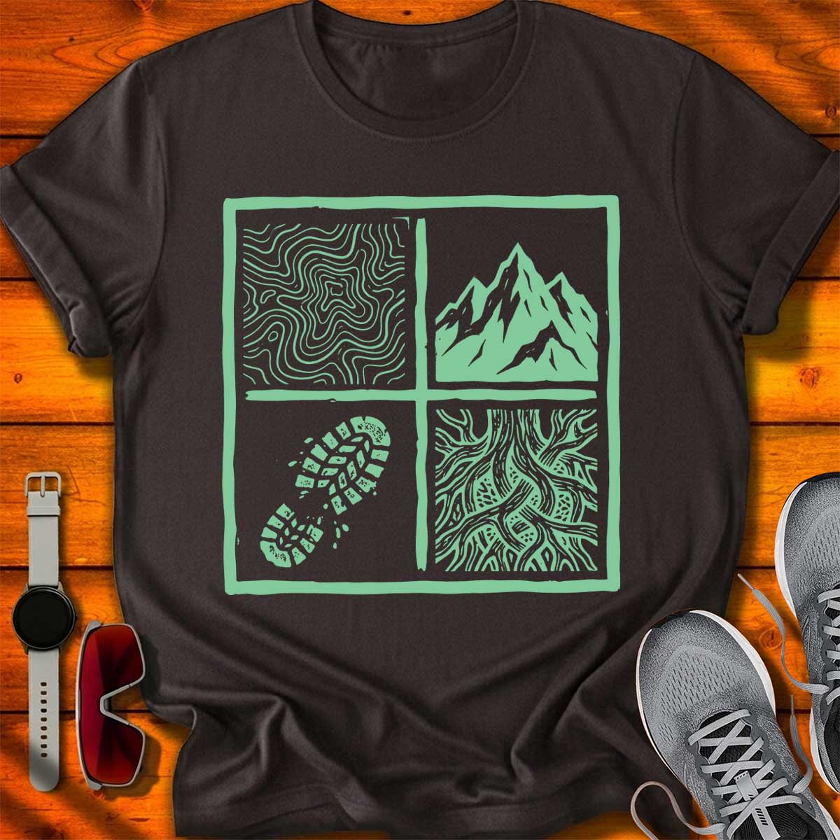 Trail Prints T-Shirt DC UF