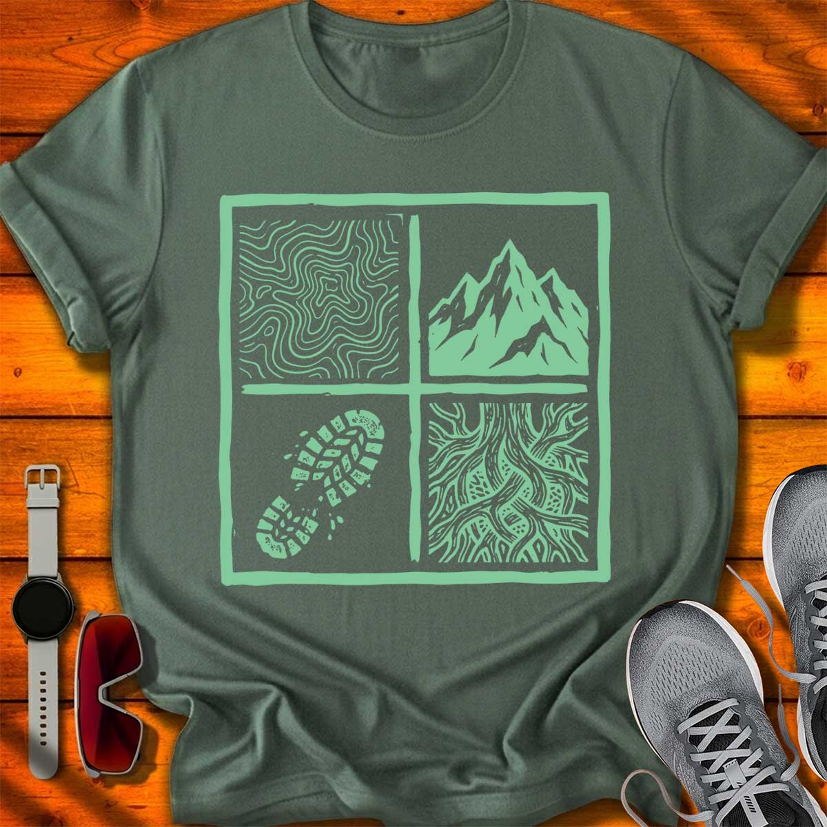 Trail Prints T-Shirt DC UF