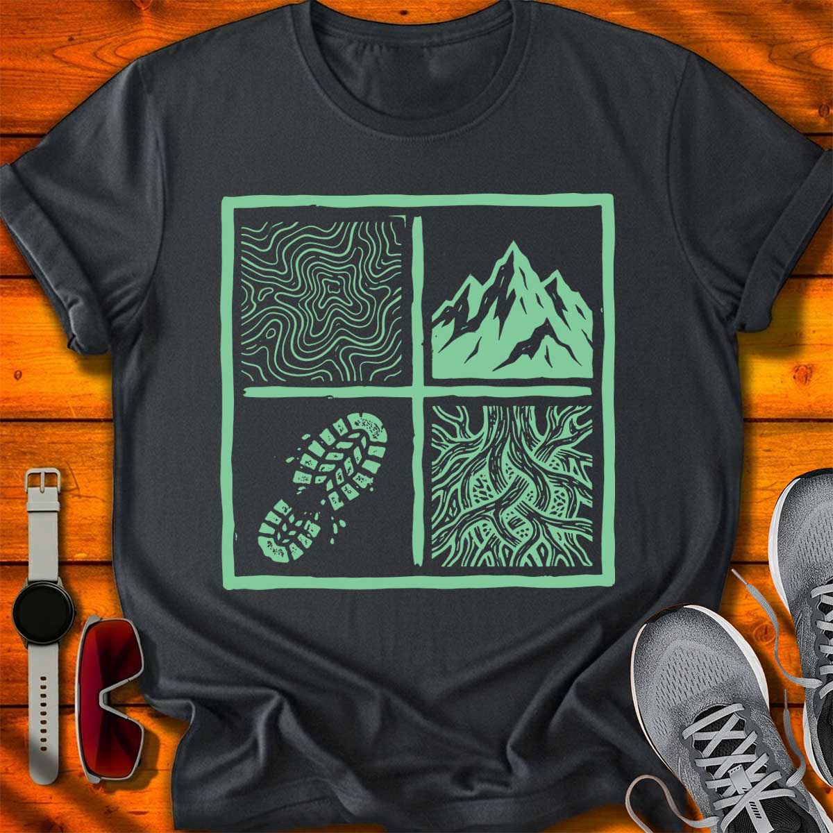 Trail Prints T-Shirt DC UF