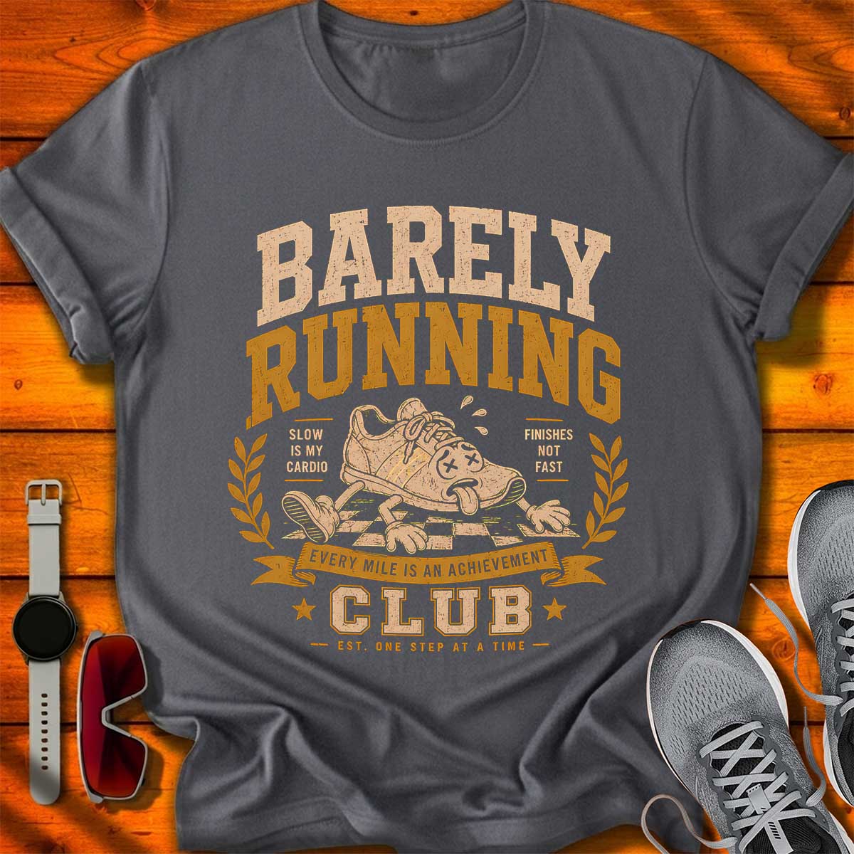 Barely Running Club T-Shirt DC UF