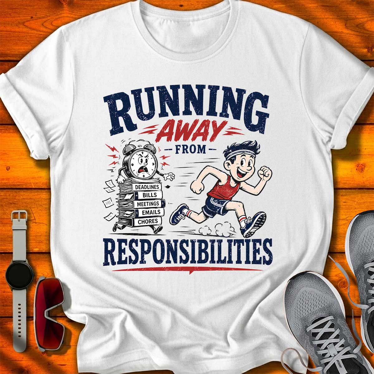 Running Away from Responsibilities T-Shirt LC UF