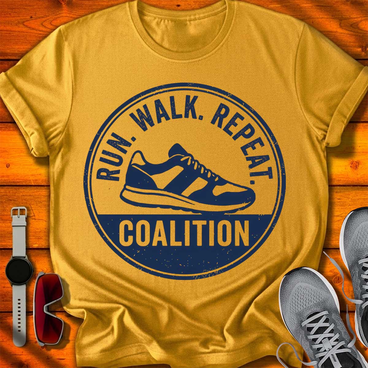Run Walk Repeat Coalition T-Shirt LC UF