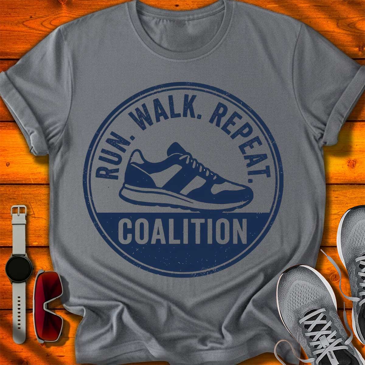 Run Walk Repeat Coalition T-Shirt LC UF