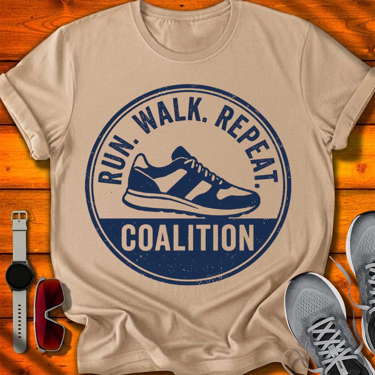 Run Walk Repeat Coalition T-Shirt LC UF