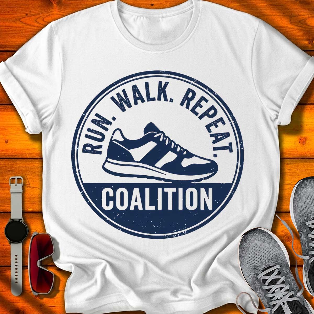Run Walk Repeat Coalition T-Shirt LC UF
